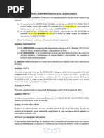 CONTRATO PRIVADO DE ARRENDAMIENTO DE BIEN INMUEBLE Melgar