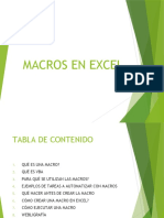 Macros en Excel