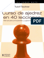 Teschner Rudolf - Curso de Ajedrez en 40 Lecciones, 2007-OCR, 178p PDF