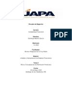 TAREA 3, Analisis e Interpretacion de Estados Finanacieros