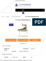 Pu Foam Cutting Machine - Polyurethane Foam Cutting Machines Manufacturer, Expo