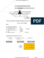 Determinacion de La Capacidad de Carga Del Suelo