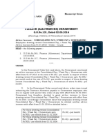 Finance (Allowances) Department: G.O.No.131, Dated 02.05.2016