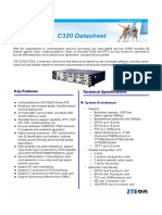 ZXA10 C320 Datasheet: Key Features Technical Specifications