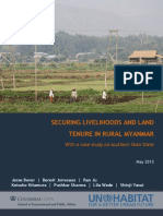 Columbia&Habitat-2013-05-Securing Livelihoods and Land Tenure in Rural Myanmar-En-Red PDF