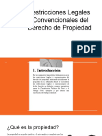 Restricciones Legales y Convencionales Del Derecho de Propiedad