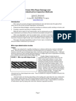 Crane Wire Rope Damage and Inspection Methods