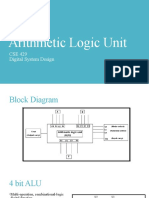 Arithmetic Logic Unit: CSE 429 Digital System Design