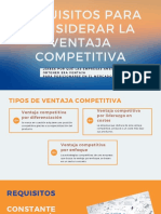 Ee Requisitos para Considerar La Ventaja Competitiva PDF