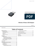 User Manual: Wireless N Nano USB Adapter