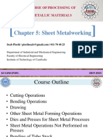 Chapter 5-Sheet Metalworking