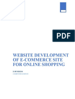 Website Development of E-Commerce Site For Online Shopping