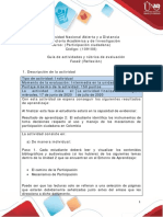 Guia de Actividades y Rúbrica de Evaluación - Unidad 2 - Fase 2 - Reflexión