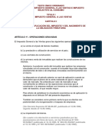 Capitulo I Del Ámbito de Aplicación Del Impuesto Y Del Nacimiento de La Obligación Tributaria