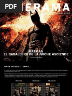 Batman El Caballero de La Noche Asciende Revista Cinerama PDF