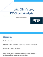 Circuits, Ohm's Law, DC Circuit Analysis: EEE 3 Lecture 02