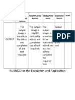 Rubrics