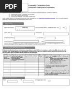 Extenuating Circumstance Form: Undergraduate and Postgraduate Taught Students