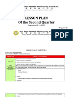 LESSON PLAN - Week 4 (Second Quarter) - September 10-14, 2018