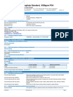 Phosphate Standard, 1000ppm PO4: Safety Data Sheet