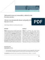 Enfermedad Crónica No Transmitible y Calidad de Vida. Revisión Narrativa Chronic Noncommunicable Disease and Quality of Life Narrative Review