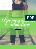 3 Tips para Acelerar El Metabolismo