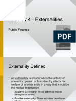 Chapter 4 - Externalities: Public Finance