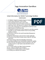 Proposal - Technology Innovation Sandbox PDF