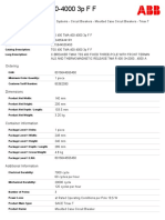 T5S 400 TMA 400-4000 3p F F: General Information