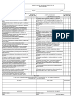 Formato Inspección Programa Riesgo Quimico en Campo