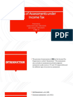 Types of Assessments Under Income Tax