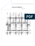 ... Plano de Cimientos... - : A B C D e