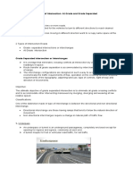 Design of Intersection-At Grade and Grade Separated