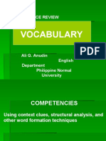 Vocabulary: Civil Service Review