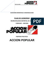 Plan de Gobierno ANTA