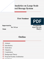 Big Data Analytics On Large Scale Shared Storage System: First Seminar