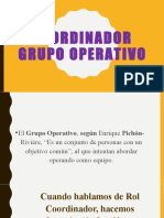 Coordinador Grupo Operativo