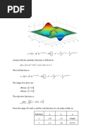 Assume That The Quadratic Function Is Defined As:: X Z X e X y e e