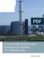 Gasturbine sgt5 8000h H Klasse Performance PDF