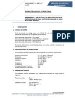 Memoria Descriptiva Estructural CS Cauri