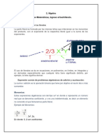 Álgebra y 3. Manejo de La Información Estadística Temario Comipems