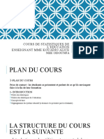 Cours de Statistique de L'education V090220