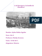 El Desastre de Rancagua y La Batalla de Chacabuco