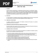 REquisitos para Practicas Pre SUNAT