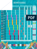 2021 Match Schedule