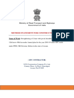 Method Statement Construction