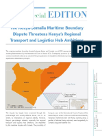 The Kenya Somalia Maritime Boundary Dispute