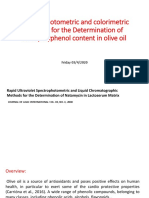 Determination of Polyphenol