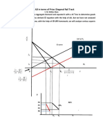 Flying AD in Terms of Price: Diagonal Rail Track: IS Is-Lm