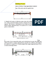 Vertical Loads On Building Frames: Assumptions For The Analysis of Girders Using Approximate Analysis